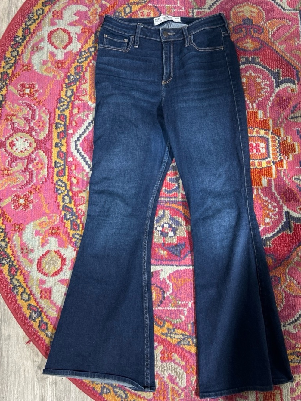 Hollister dark blue vintage flare jeans
